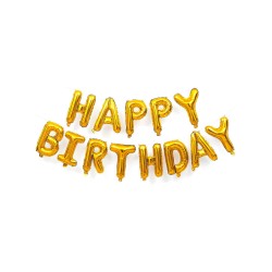 Globos Metálicos “Happy Birthday” - ID 47542