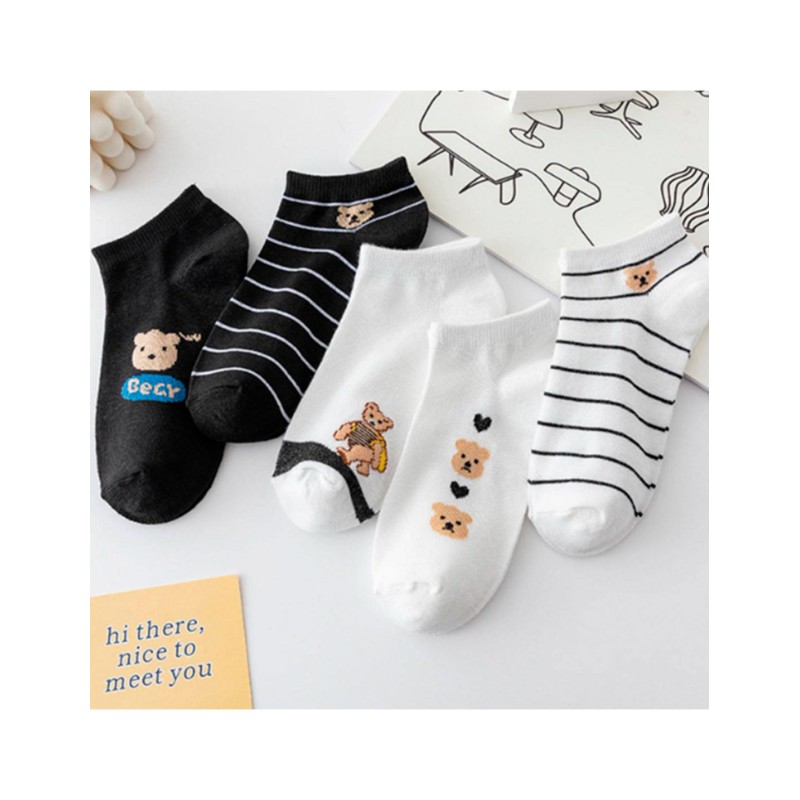 Calcetas Tobilleras con Ositos - ID 49844