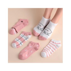 Calcetas Tobilleras Rosas - ID 49835