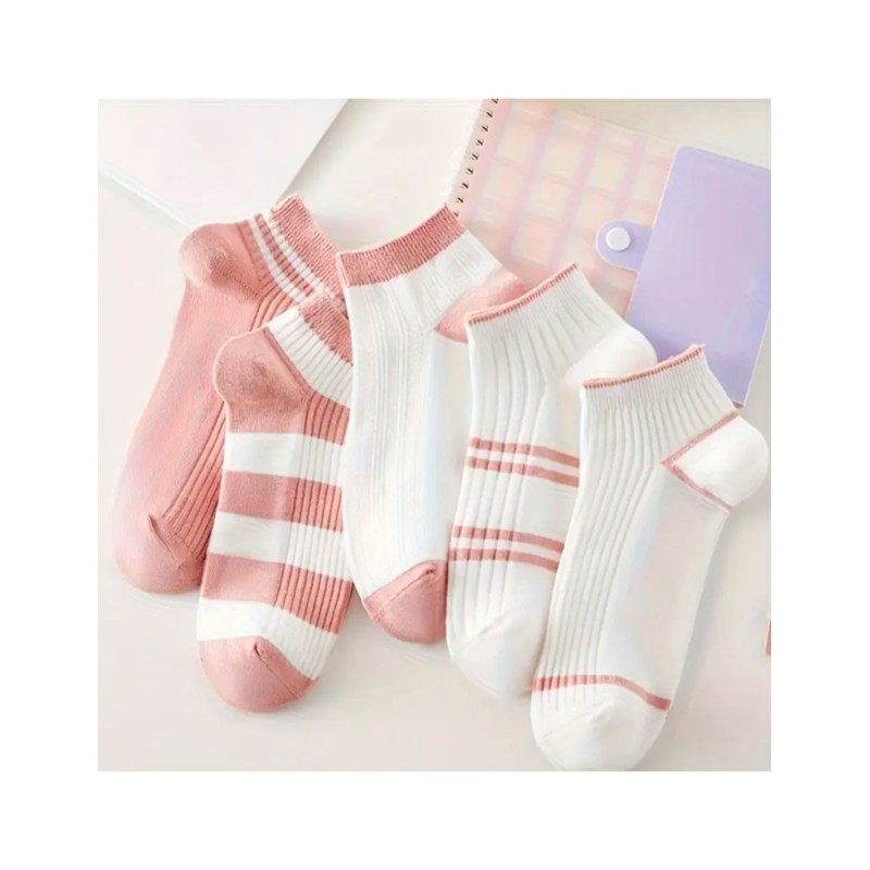 Calcetas Tobilleras Rosa Pastel - ID 49827