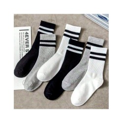 Calcetas Largas Deportivas con Franjas ID 49814