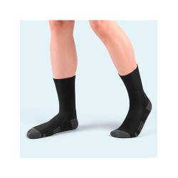 Calcetas deportivas negras con refuerzo gris SHIRLEY - ID 47120