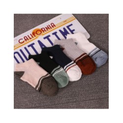Calcetas Tobilleras de Color Retro - ID 49824