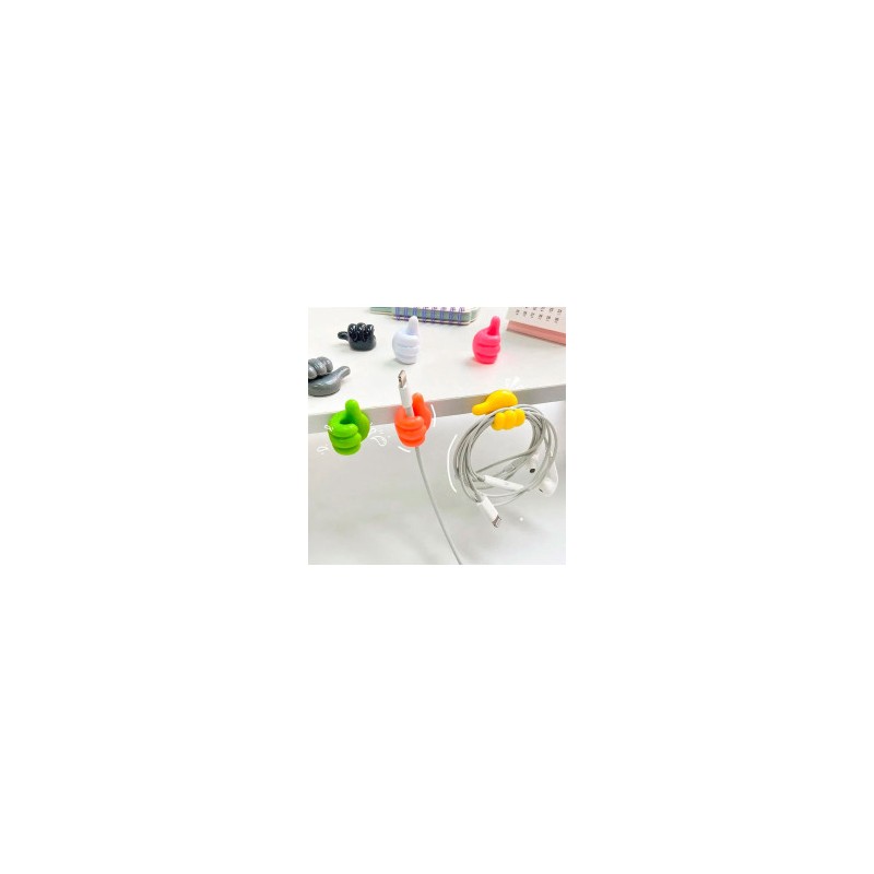 Organizadores de Cables con Forma de Mano bolsita con 5 piezas- ID 47401