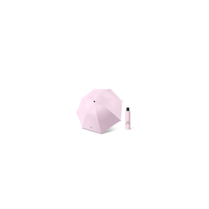 Sombrilla plegable con protección UV - venta al mayoreo, ID 46039 rosa