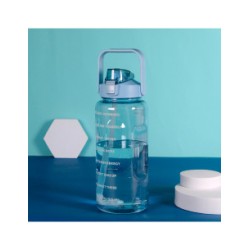 Botella motivacional -  venta al mayoreo, ID 46060 azul