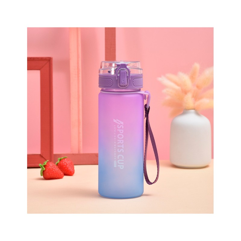 Botella deportiva - venta al mayoreo, ID 46044 morado/azul