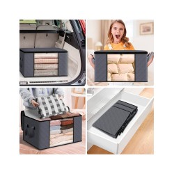 Cajas de almacenamiento plegables set 6 cajas 35X43X60 SHIRLEY, ID 40556