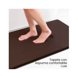 Tapete con espuma café - SHIRLEY, ID 40253