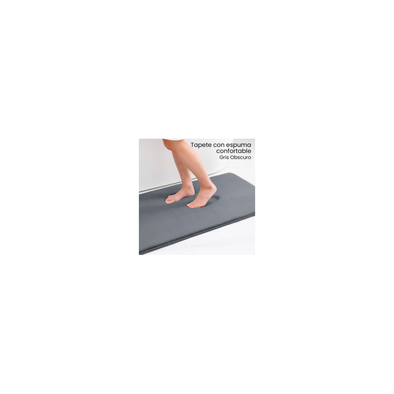 Tapete con espuma gris oscuro - SHIRLEY, ID 40252