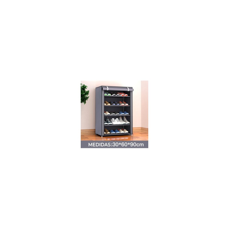 Organizador de zapatos 5 niveles gris SHIRLEY ID 41270