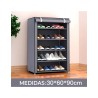 Organizador de zapatos 5 niveles gris SHIRLEY ID 41270