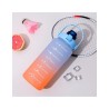 Botella deportiva motivacional 2 litros azul-naranja SHIRLEY ID 43150