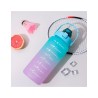 Botella deportiva motivacional 2 litros azul-morado SHIRLEY ID 43152