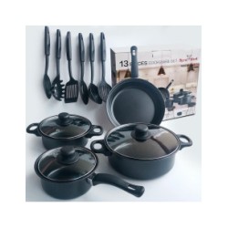 Batería de Cocina con utensilios negro - ID 41289