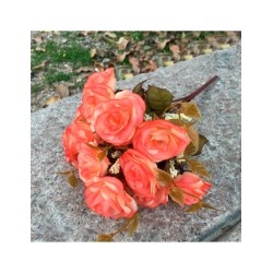 Rosas Artificiales Naranja - ID 38899