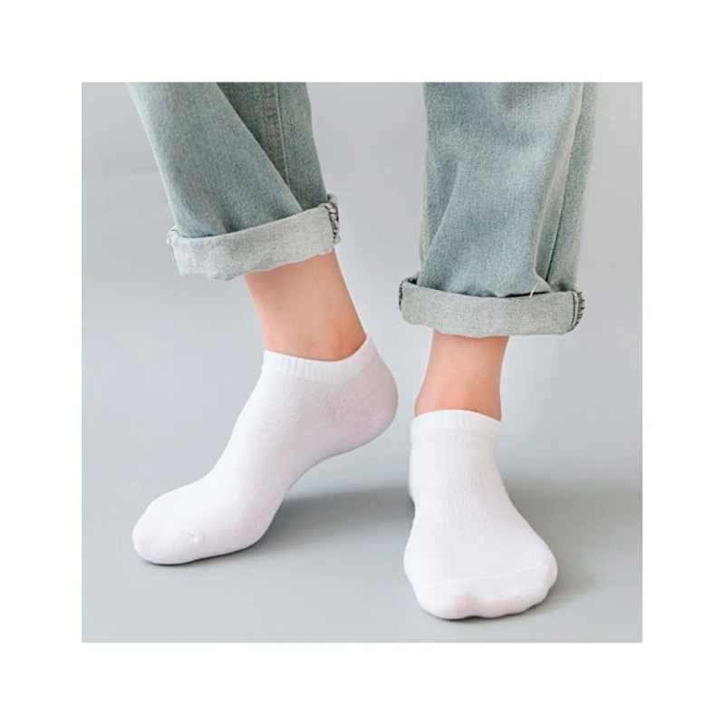 Calceta tobillera blanca unisex - ID 47584