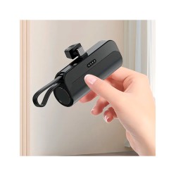 Mini Power Bank con Cable Incorporado - ID 50667