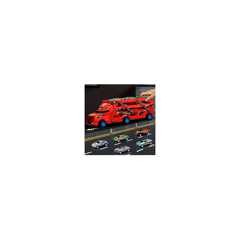 Camión Transformable con 6 Mini Autos de Aleación – Juguete Infantil Didáctico  ID 50441